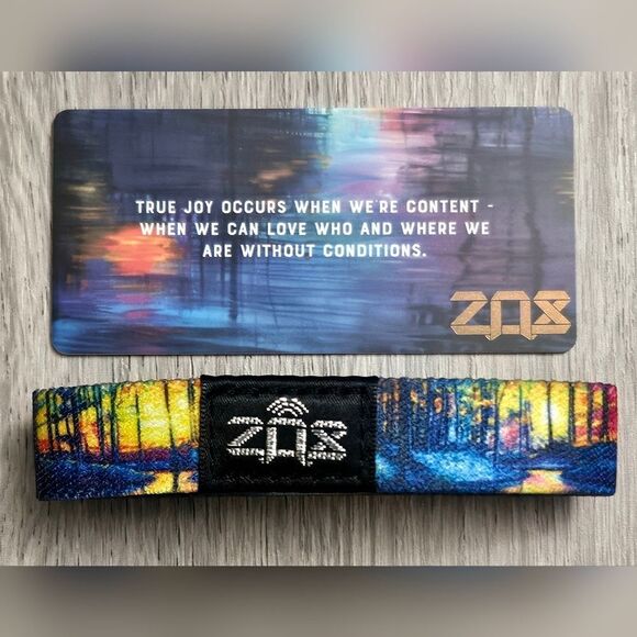 ZOX "COMPARISON IS THE THIEF OF JOY" #937 INTERACTIVE MED collectible wristband - Picture 3 of 5